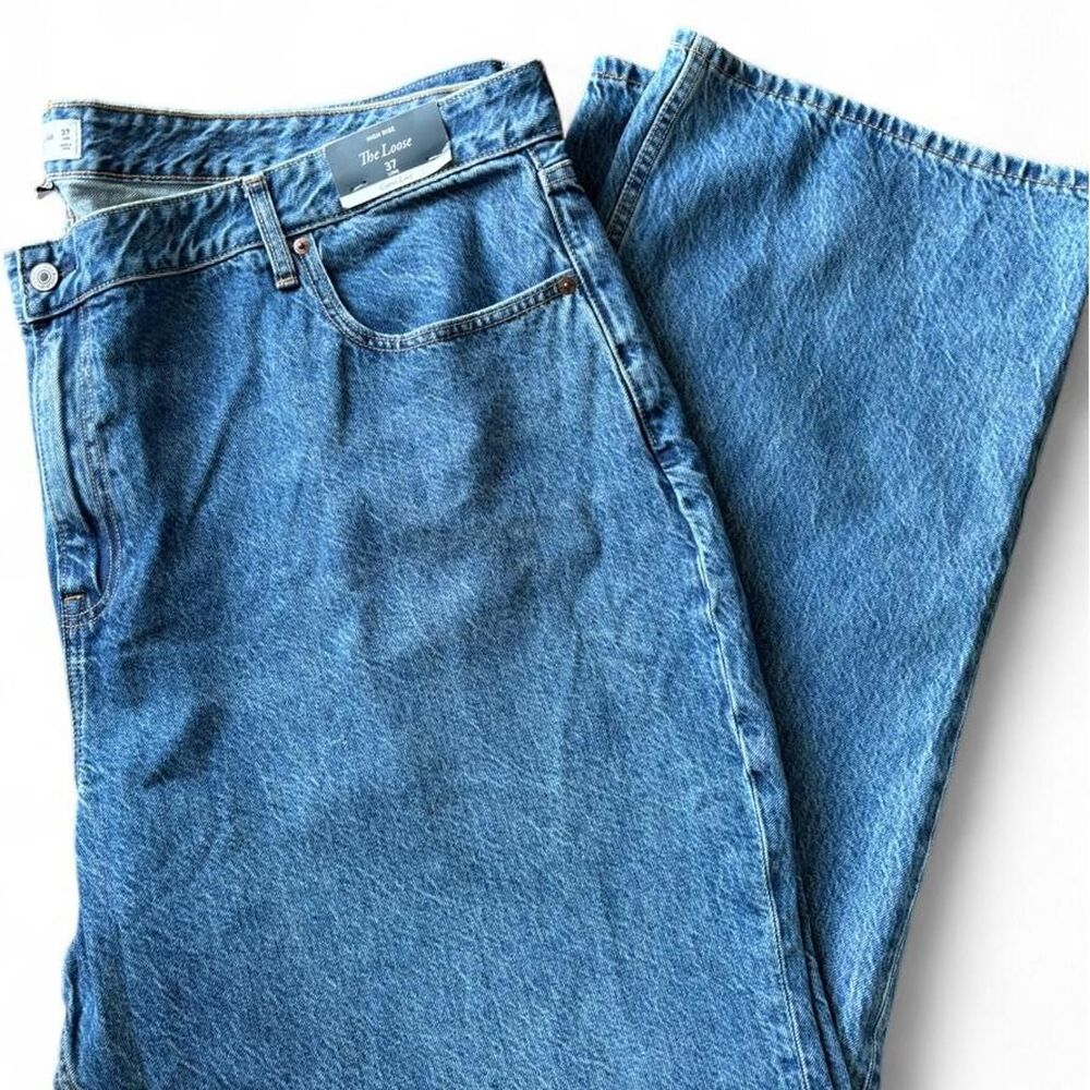 Abercrombie & Fitch The Loose High Rise Curve Love Jeans 37 Long